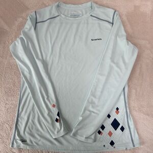 Simms Solarflex UPF 50‎ Long Sleeve Women's Large Tech Tee Shirt  X-Large EUC